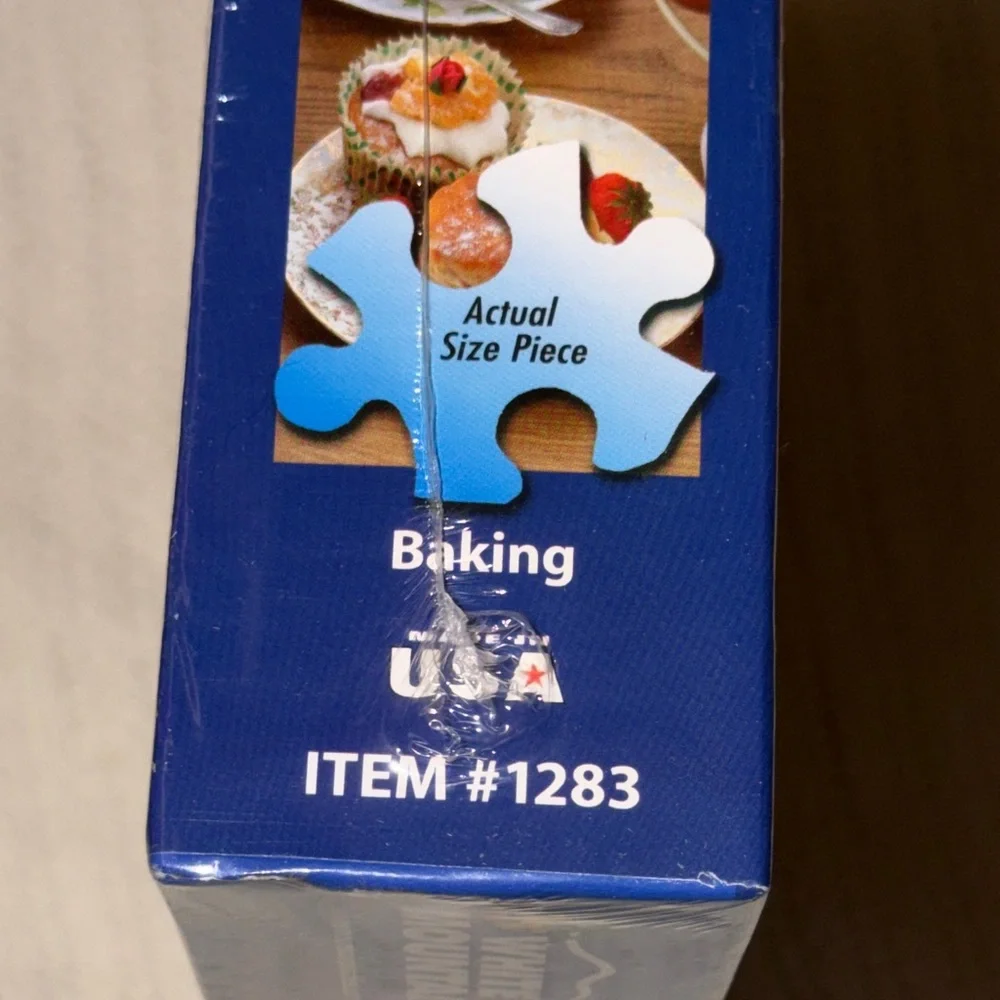 White Mountain Baking Theme Puzzle with 300 Pieces